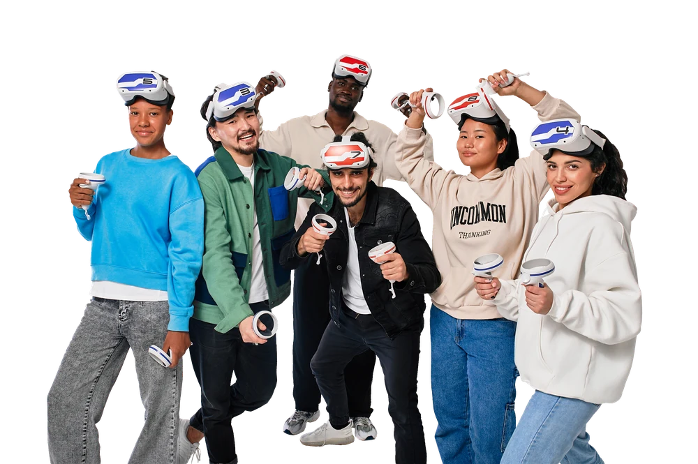 Team beim VR-Firmenevent in Berlin-Tegel